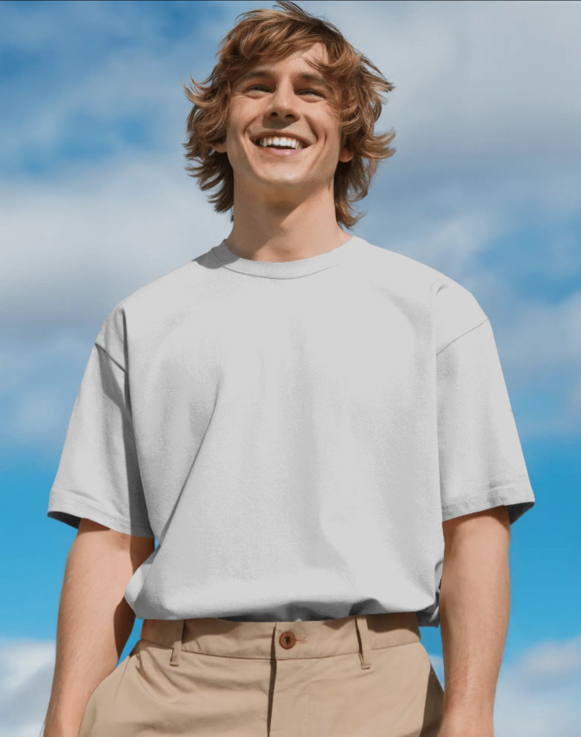 Classic White Cotton T-Shirt – Unisex Everyday Essential Tee