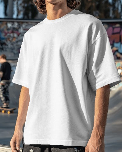 Classic White Cotton T-Shirt – Unisex Everyday Essential Tee