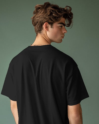 Classic Plain Black T-Shirt – Unisex | Soft Cotton Casual Tee